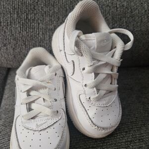 Kids White Sneakers 12cm